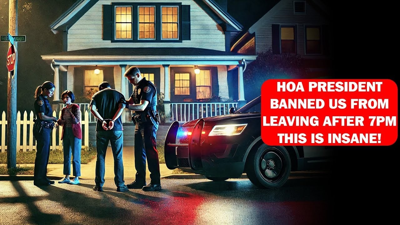 HOA Karen Banned My Family From Leaving After 7PM—I'm NOT Even a Member! That’s a CRIME!