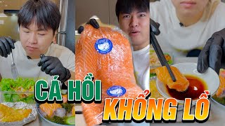 Miếng Cá Hồi Siêu To Khổng Lồ Bự Chà Bá Ngã Ngửa..... | Hải Đăng Review