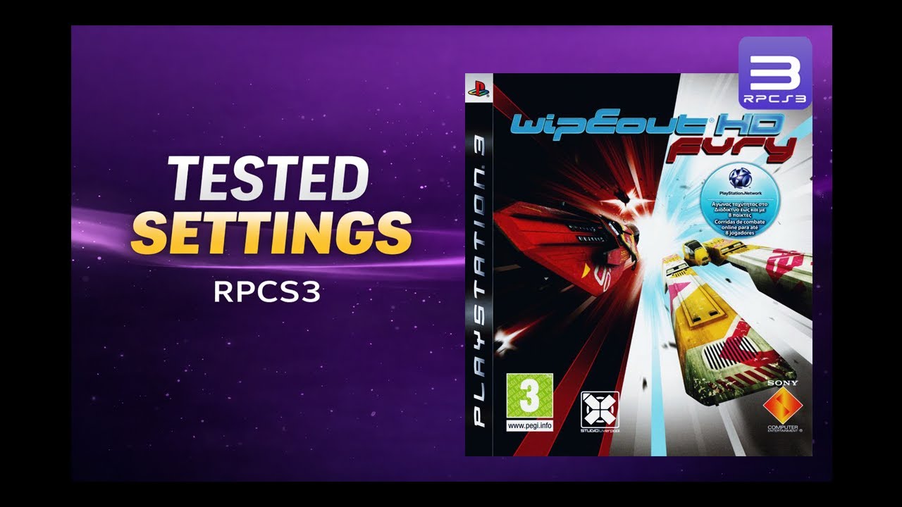 WipEout HD Fury | PS3 RPCS3 Settings Guide 2025 🚀💥
