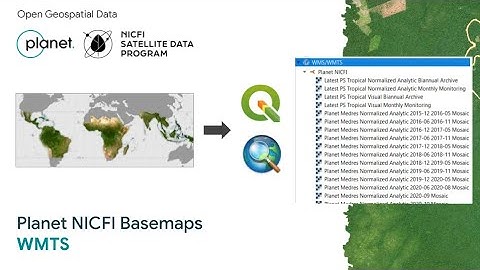 Load Planet NICFI basemaps as WMTS in QGIS or ArcGIS