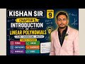 Class - 9 - chapter - 2 - introduction to linear polynomials, terms, coefficient, variables 