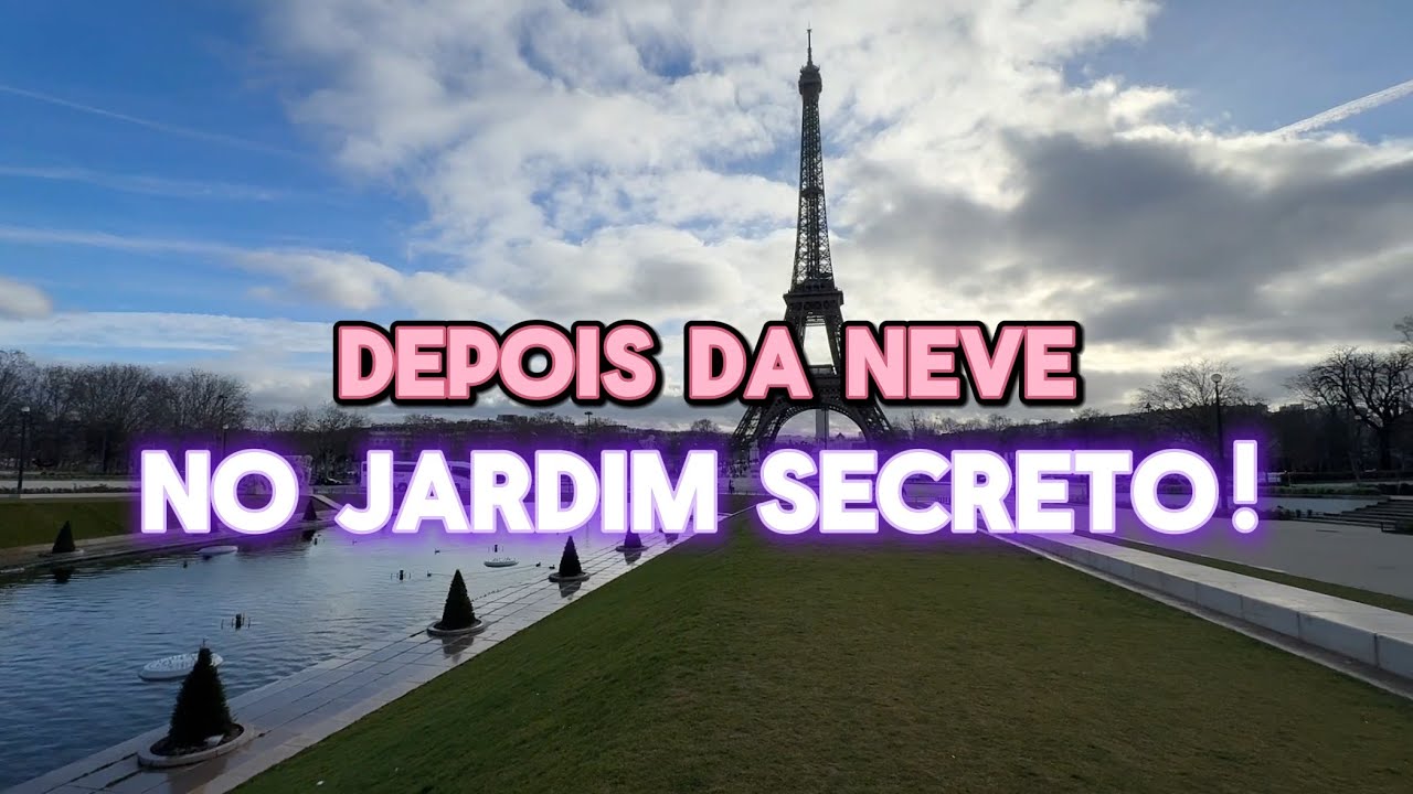 DEPOIS DA NEVE, no jardim secreto! 