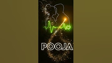 Pooja name status video love status video new WhatsApp status #name