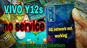 Vivo y12s no service network problem solution 100% warking vivo y12 network low