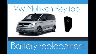 Volkswagen Multivan Key Fob Battery Replacement
