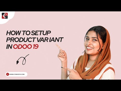 How to setup Product Variant in Odoo 19 | Odoo19 Tips | Odoo 19 Fuctional Tutorials - video from Cybrosys Technologies