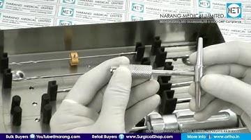 Instrument Set for Small Fragment Safety Lock System. Item Code: AS432