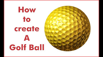 How to create a Golf Ball in Solid Works