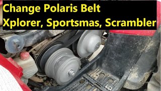 Change Polaris Xplorer, Scrambler, Sportsman Belt