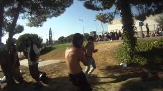 Crazy Spanish  Manowar Fans fighting in Barcelona 12.09.2010