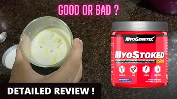 TESTOSTERONE BOOSTING PRE WORKOUT || MyoGenetix MyoStoked PreWorkout Detailed Review