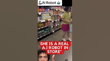 Real AI robot in Grocery store #ai #artificialintelligence #shorts #youtube