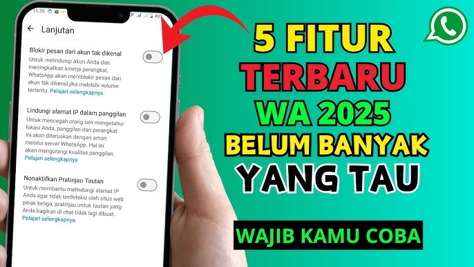 5 FITUR WHATSAPP TERBARU 2025 YANG BELUM DIKETAHUI BANYAK ORANG
