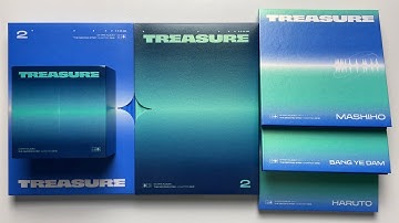 ♡Unboxing Treasure 트레저 1st Mini Album The Second Step: Chapter One (Photobook, Digipack & Kihno)♡
