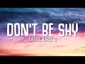 Tiësto, KAROL G - Don't Be Shy (Lyrics)