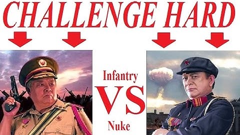🔴 C&C Generals Zero Hour - Challenge Hard - 5 - Infantry vs Nuke 🔴