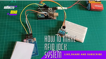 How To Make RFID Lock System Using Arduino UNO And OLED Display |Motorized Mind