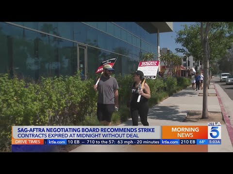 SAG-AFTRA board recommends strike