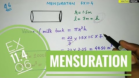Mensuration | Class 8 | Ex 11.4 Q6 | Chapter 11 | Cbse | Explanation in Hindi | Mathspedia |