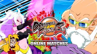 NO TEAM? ROSHI CAN HANDLE IT! : Roshi - DragonBall FighterZ Online Matches
