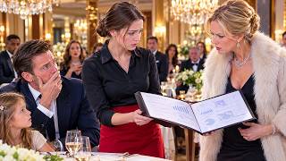 “You’re Illiterate!” Billionaire’s Wife Mocked the Shy Waitress—Then the Room Fell Silent