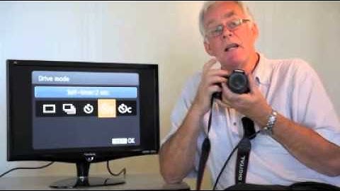 Setting the drive mode on your DSLR