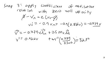 Impulse, Momentum, Collisions - Part 3 - Engineering Dynamics