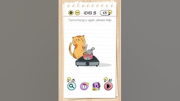 Brain test : level 25 - Tom is hungry again