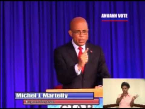 Michel Martelly & Mirlande Manigat Presidential Debate (2 of 10)