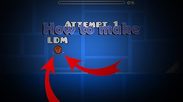 HOW TO MAKE LDM (Low Detail Mode)! Geometry Dash 2.1 Tutorial