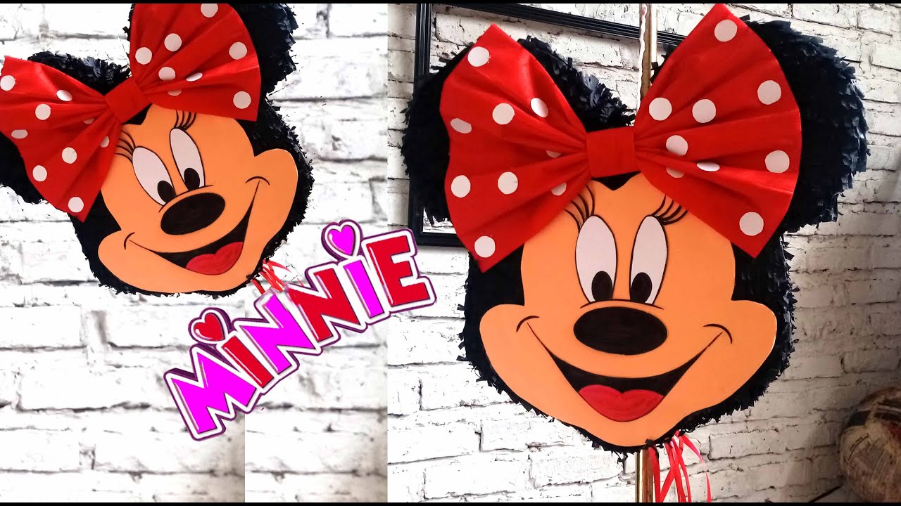 Alternativa hidrógeno me quejo Piñata Minnie Mouse - YouTube