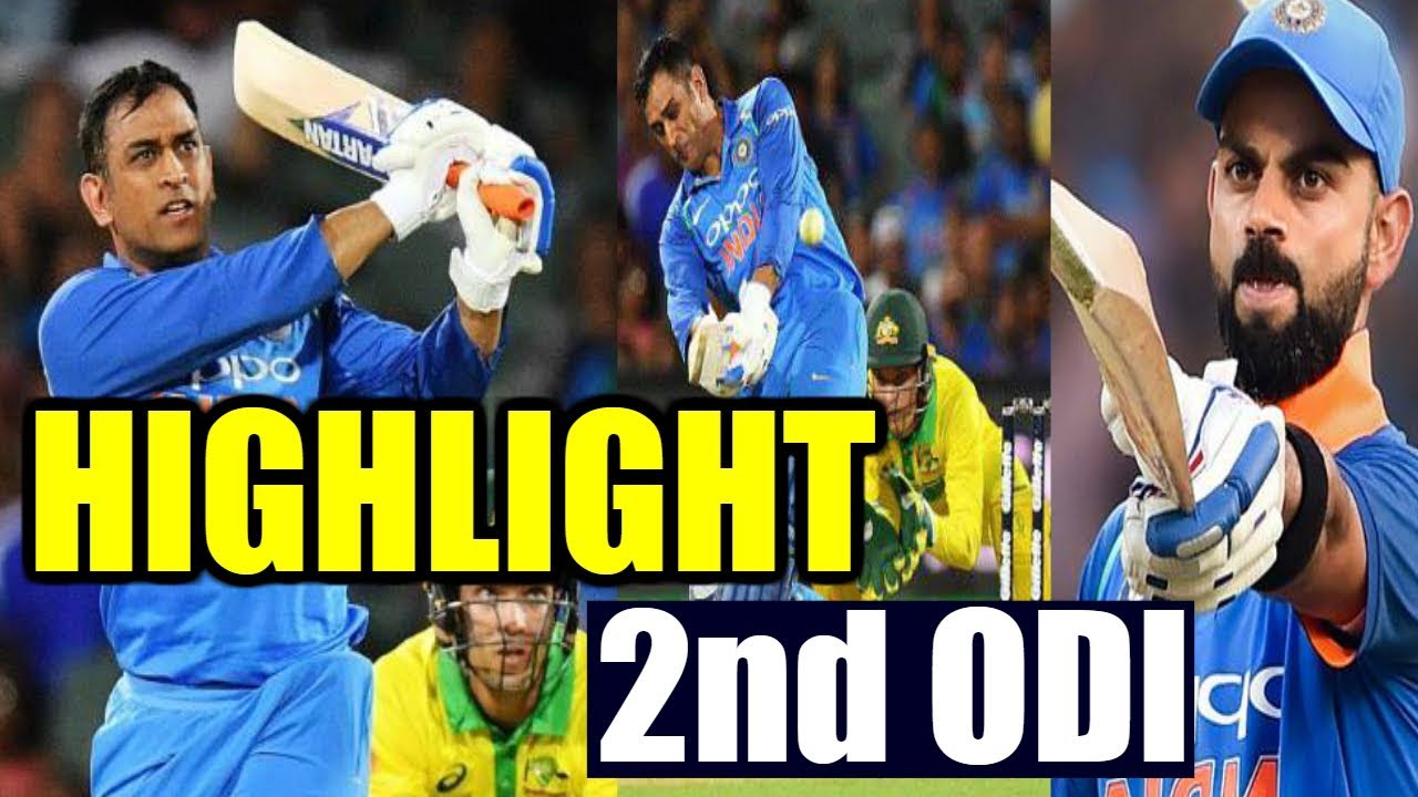 India Vs Australia 2nd ODI Highlight IND WON Cricket IND Vs AUS