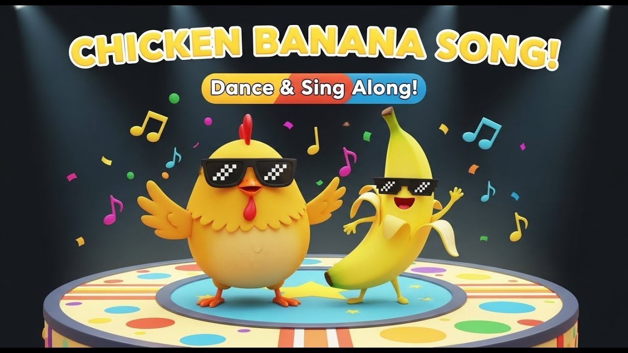 Chicken Banana Dance Song for Kids! Fun Kids Songs - YouTube