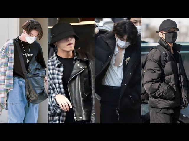 Here's Top 3 Airport Outfits That Express BTS Jungkook's Fashion