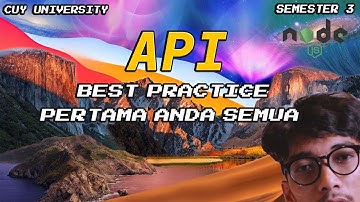 SESI 4 - Database NODE JSON API & MYSQL Express JS Framework Dari 0