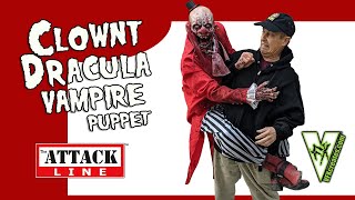 Clownt Dracula Attack Line Puppet