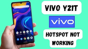 Vivo y21t Hotspot Not Working Problem Solved