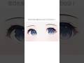 【ILLUSTRATION MAKING】透明感の出る目の描き方!┊︎目イキング┊︎#shorts - shirotae nun