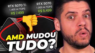 LANÇAMENTO RX 9070 E 9070 XT: PREÇO, PERFORMANCE e BRASIL!