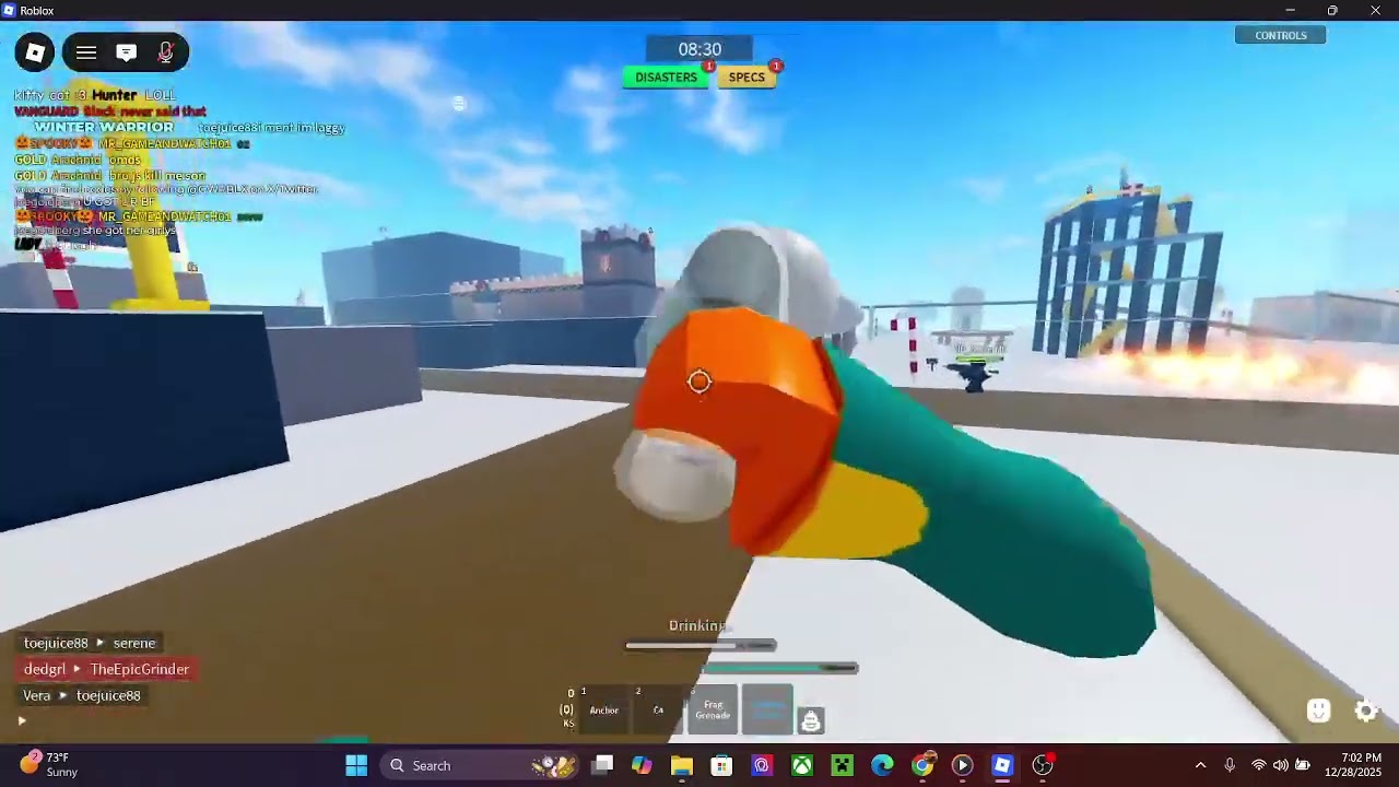 MORE WINTER UPDATE GAMEPLAY ROBLOX COMBAT WARRIORS