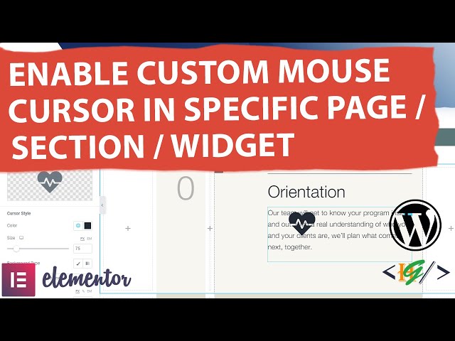 Adding A Custom Cursor To Elementor - Isotropic