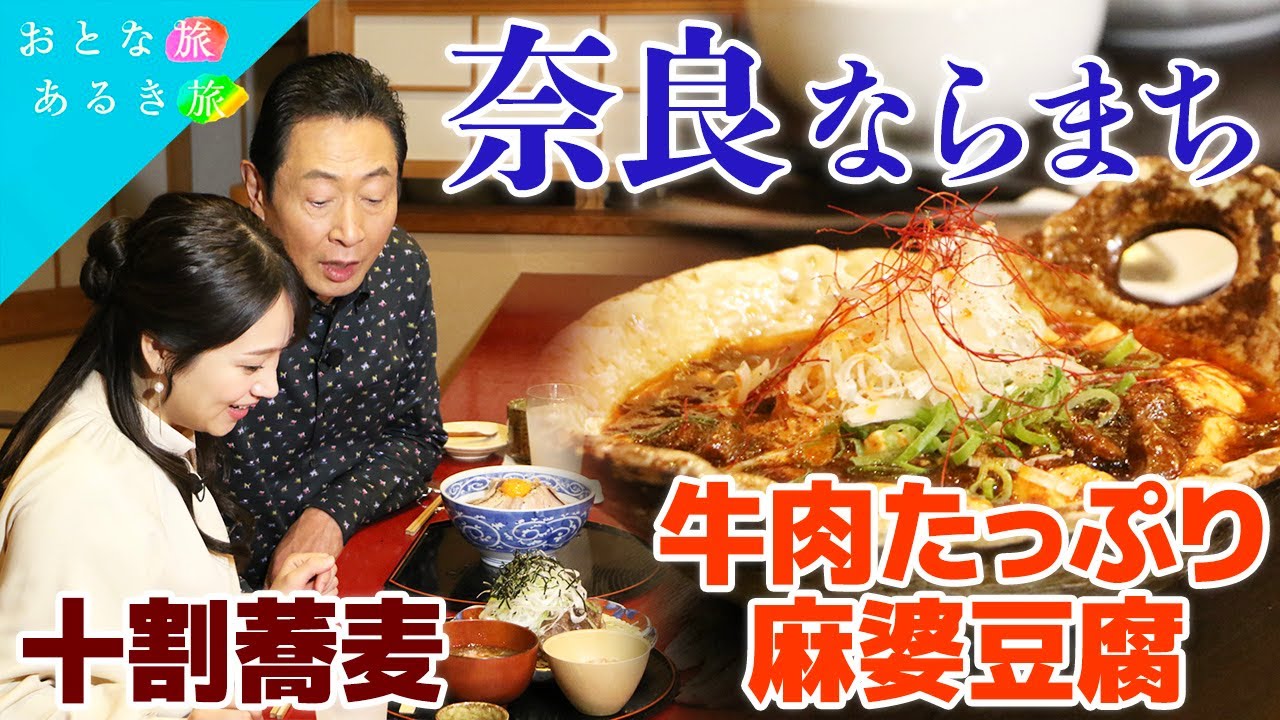 【ほっこり冬のならまち】身も心も温まる古都さんぽ　元興寺～立ち呑み～現役芸妓～スパイス居酒屋～極上麻婆豆腐　#おとな旅あるき旅    #traveljapan     #三田村邦彦 　#上原美穂