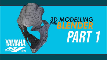 Yamaha YZR-M1 2019 - 3D Modelling with Blender | Part 1