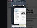 Reduce the size of DWG file in Autocad🤩#shorts #autocad #purge #overkill