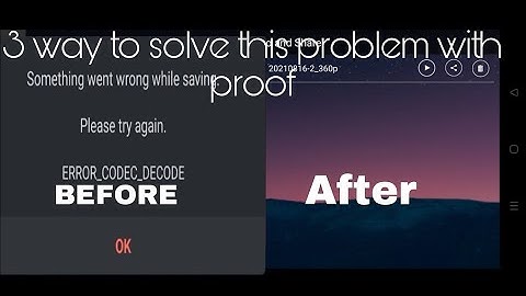 Kinemaster error something went wrong while saving 3 Way to solve this problem #kinemaster