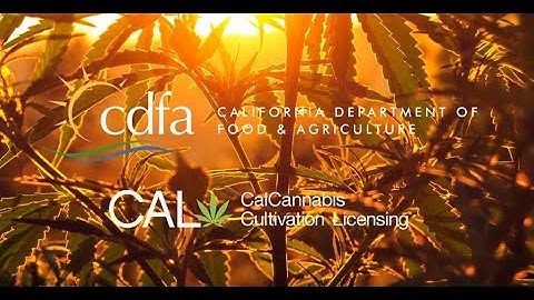 CalCannabis Appellations Project: Public Workshop Video (Fall 2018)