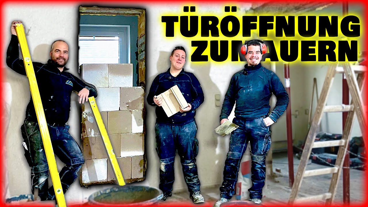 Zum Offenhalten Einer Tür Nützliche Objekte Anleitung: TÜRÖFFNUNG ZUMAUERN - Schritt für Schritt die Tür zumauern