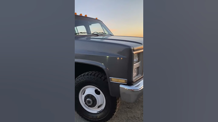 85 Chevy K30 Crew Cab Dually 6.2 Detroit Diesel IDLE WALKAROUND