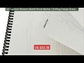 A4 Fashion Women Sketch Book Marker Clothing Design Drawing Sk... — Hot Deal 2026 | Limited Offer!