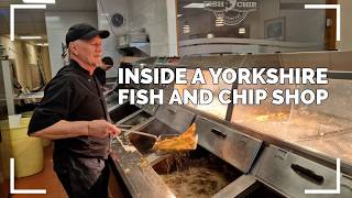 Inside a Yorkshire Fish and Chip Shop
